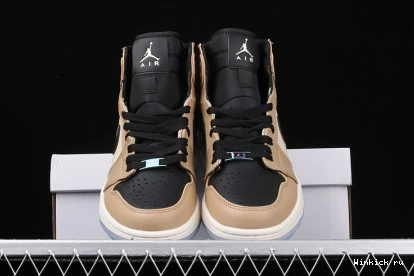 JORDAN HIGH - MUSHROOM RETRO BLACK 1 0815